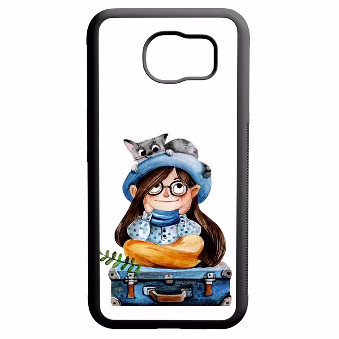 کاور طرح دخترانه کد 110208 مناسب برای گوشی موبایل سامسونگ galaxy s6 edge