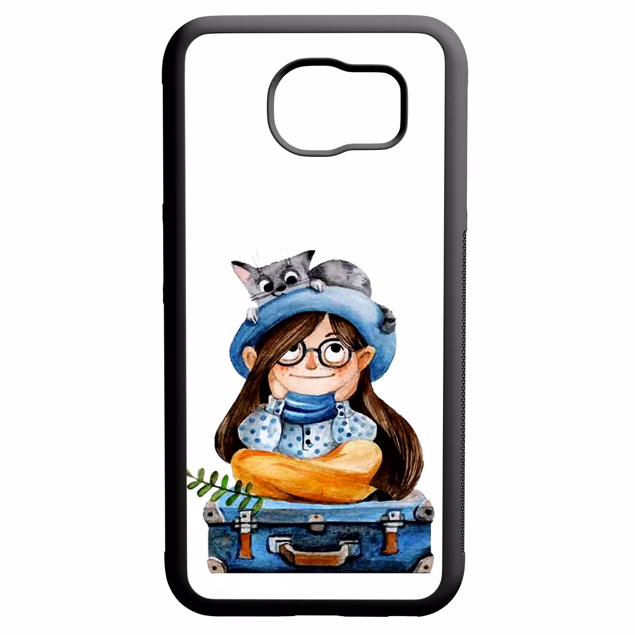 کاور طرح دخترانه کد 110208 مناسب برای گوشی موبایل سامسونگ galaxy s6 edge