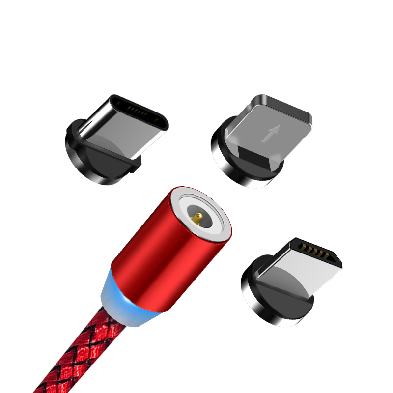 کابل تبدیل مغناطیسی USB به لایتنینگ / Micro/ Type-C USB Port ایکس کیبل مدل XR1 طول 1 متر