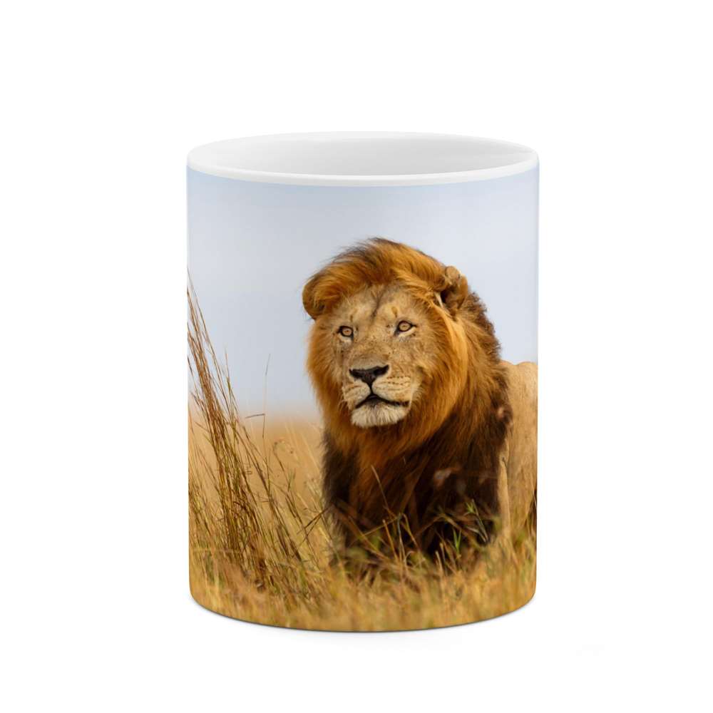 ماگ طرح شیر نر  مدل mgp14131