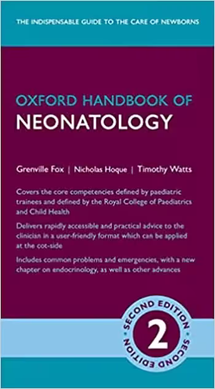 󾕇 دانلود کتاب Oxford Handbook Of Neonatology, 2nd ed, 2017 - دانلود کتاب های دانشگاهی