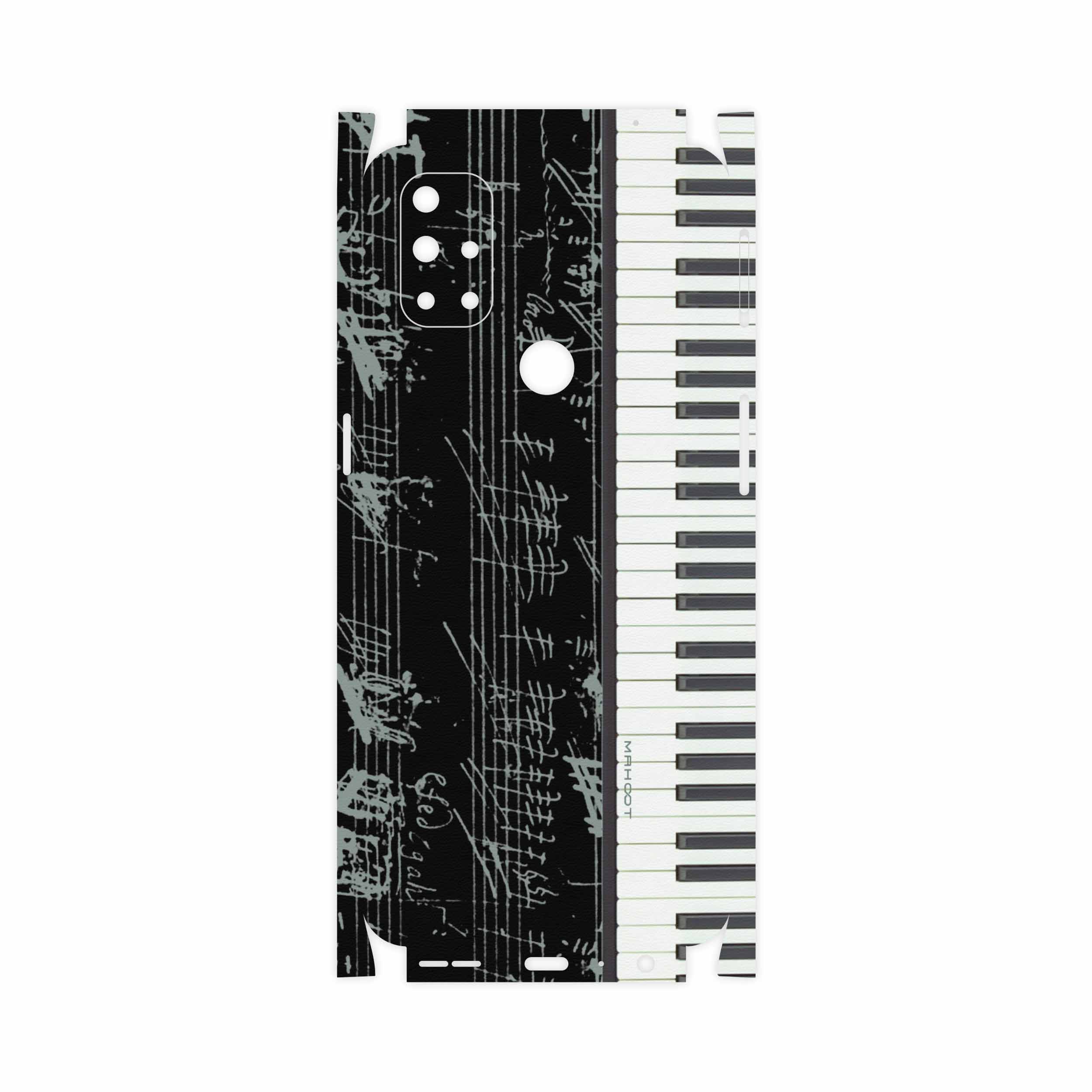 برچسب پوششی ماهوت مدل Piano-Instrument-FullSkin مناسب برای گوشی موبایل وان پلاس Nord N10 5G