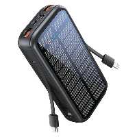 پاوربانک خورشیدی گرین لاین مدل PD20W SOLAR2 ظرفیت 16000 میلی آمپر ساعت | کالا مکس