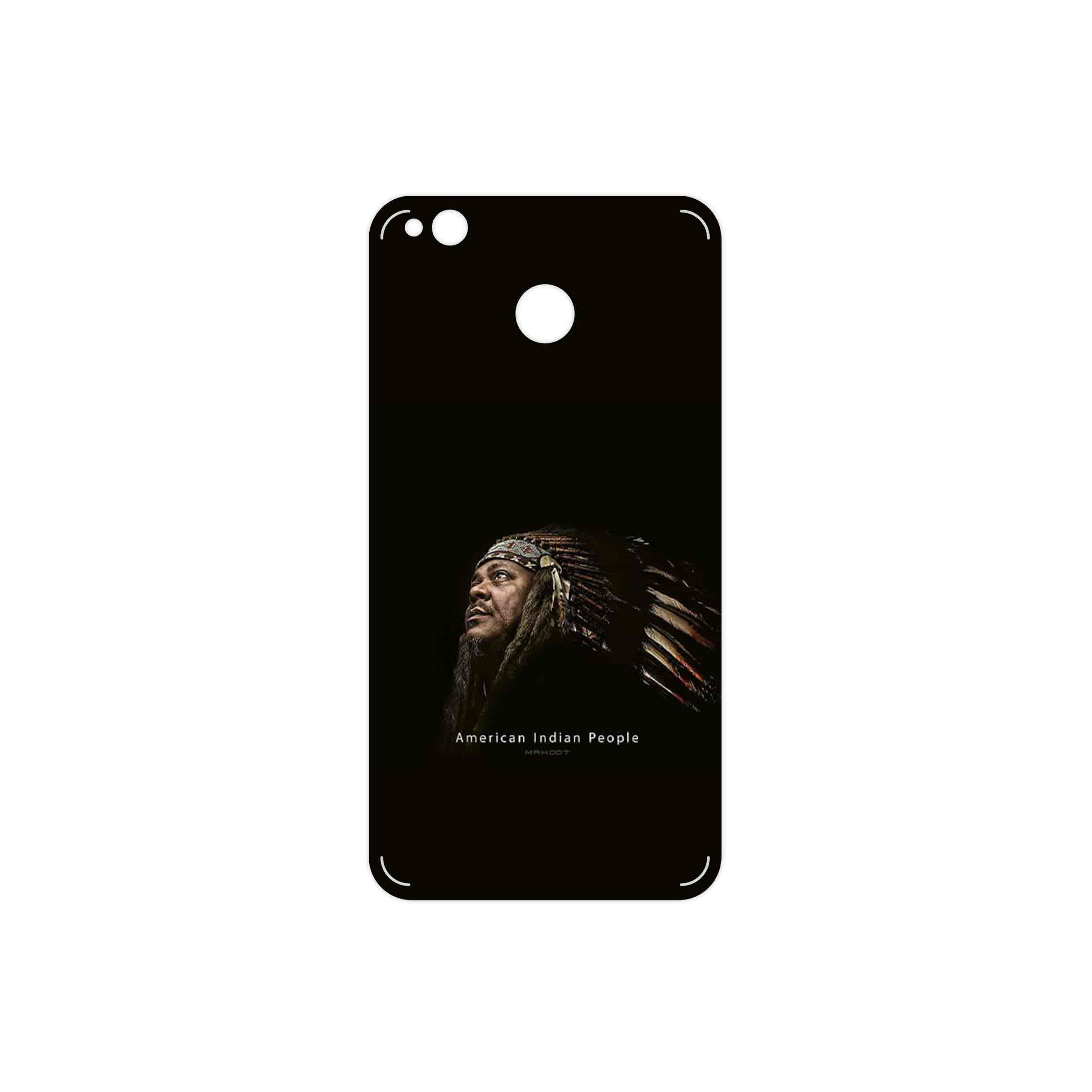 برچسب پوششی ماهوت مدل Portrait of an Indian Man مناسب برای گوشی موبایل شیائومی Redmi 4X