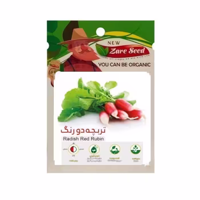 بذر تربچه کشیده (فرانسوی) دو رنگ به همراه روش کاشت/ قیمت+خرید