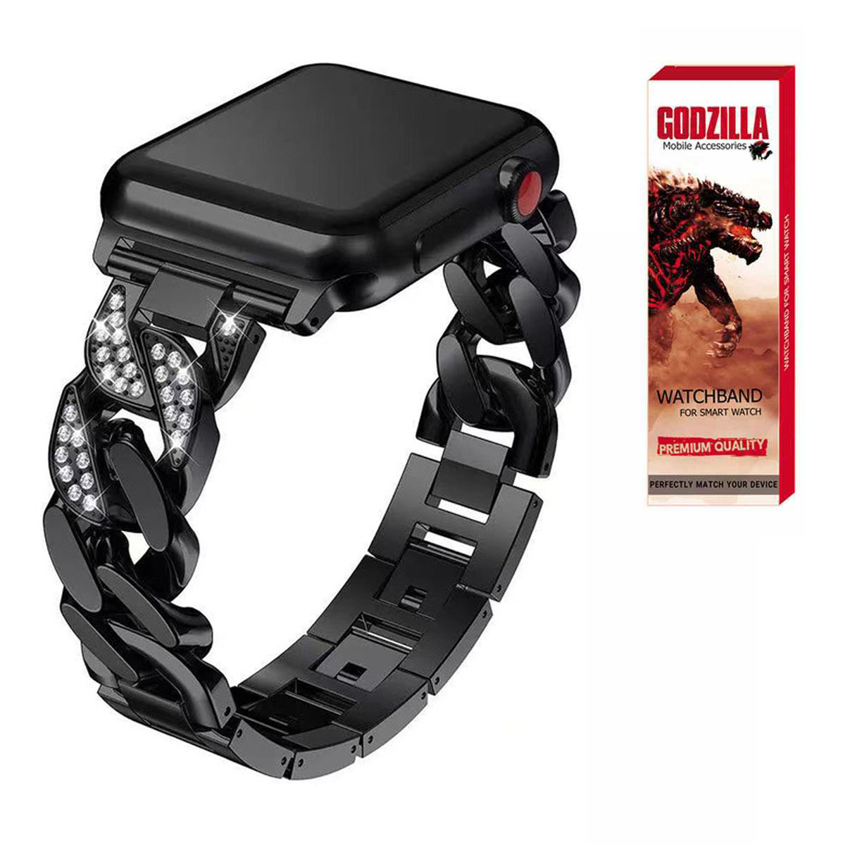 بند گودزیلا مدل G-Cart-Neg مناسب برای اپل واچ سری 3 42 / 44 میلی متر