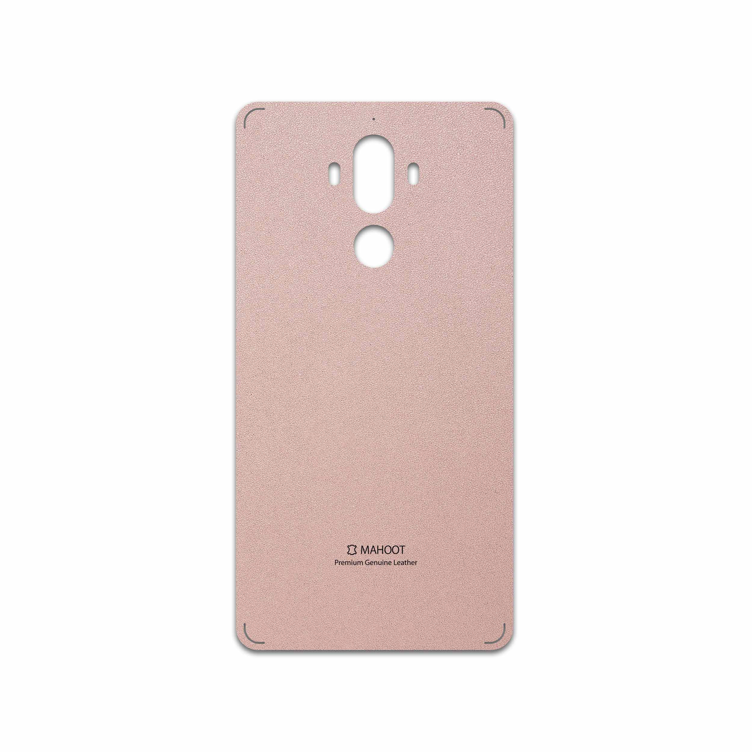 برچسب پوششی ماهوت مدل Rose Gold Leather مناسب برای گوشی موبایل هوآوی Mate 9