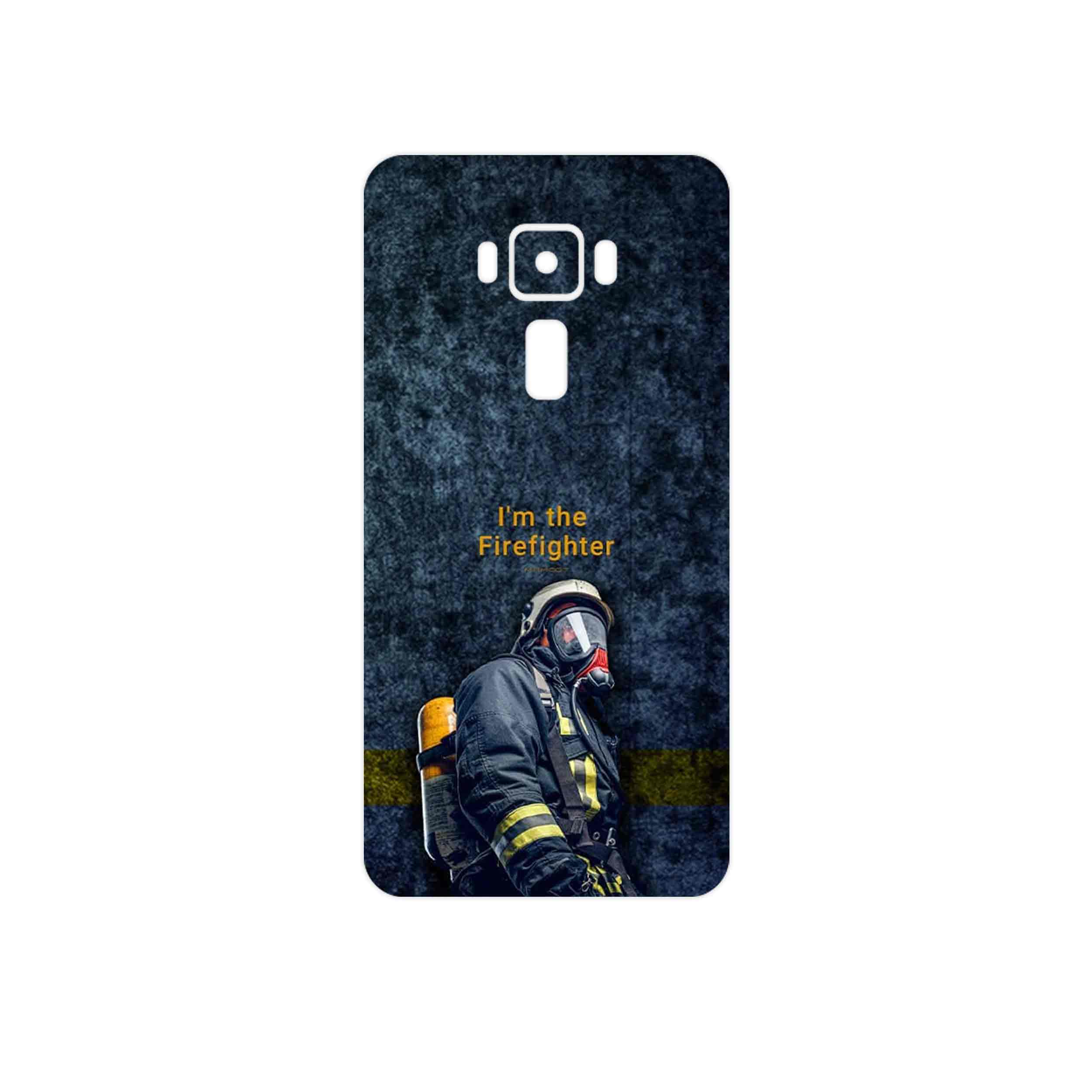 برچسب پوششی ماهوت مدل Firefighter مناسب برای گوشی موبایل ایسوس Zenfone 3 Laser ZC551KL