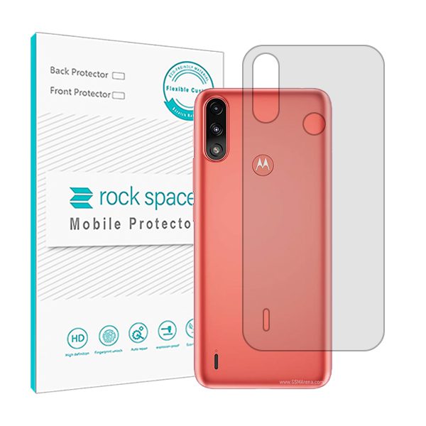 گلس محافظ پشت گوشی موتورولا Moto E71 Power مدل نانو هیدروژل شفاف برند راک اسپیس کد S
