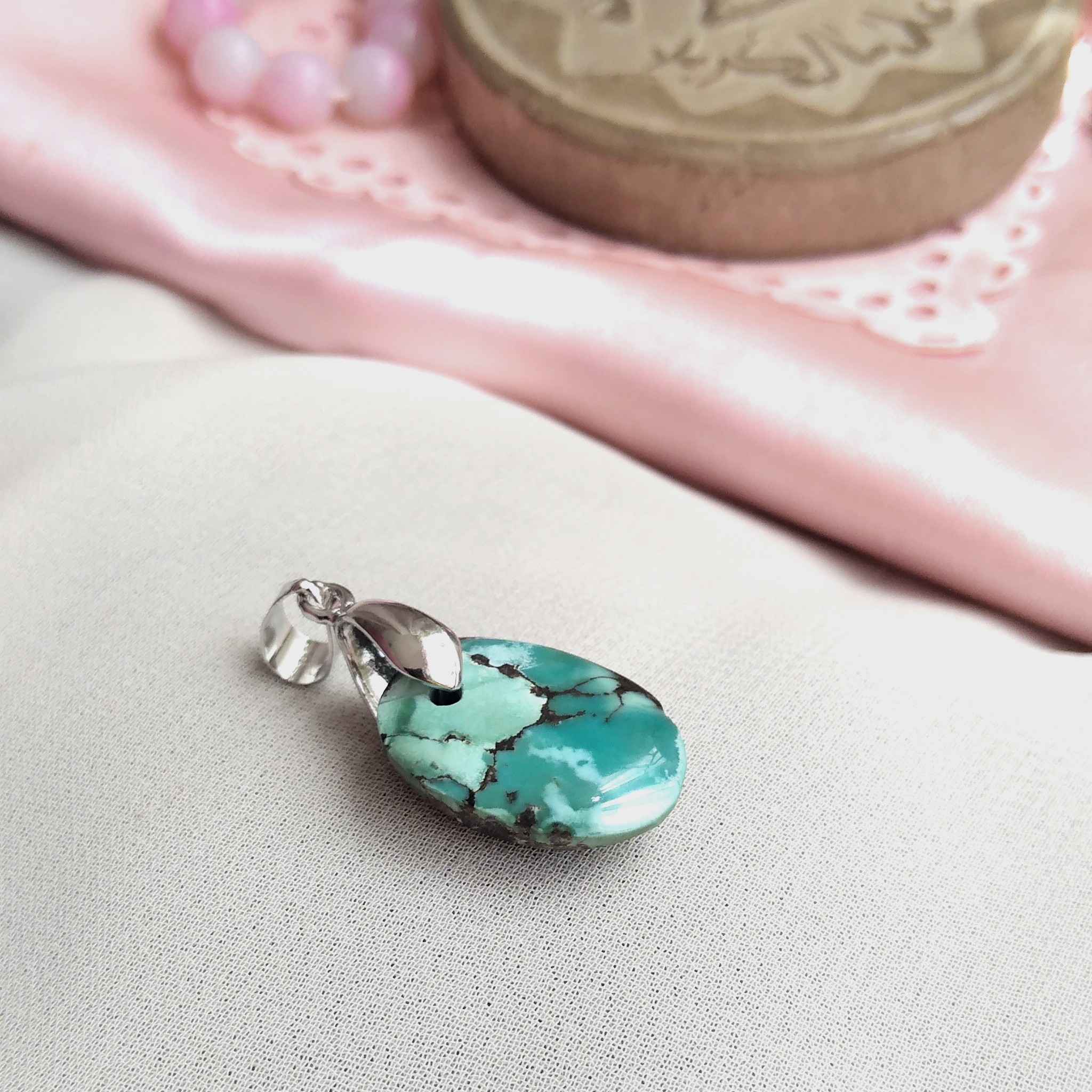 گردنبند فیروزه نیشابور زنانه و مردانه 