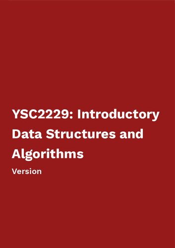خرید و دانلود نسخه کامل کتاب Introductory Data Structures and Algorithms