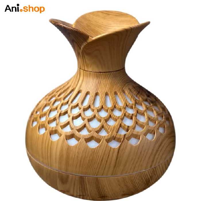 بخور طرح گلدان طرح چوبی