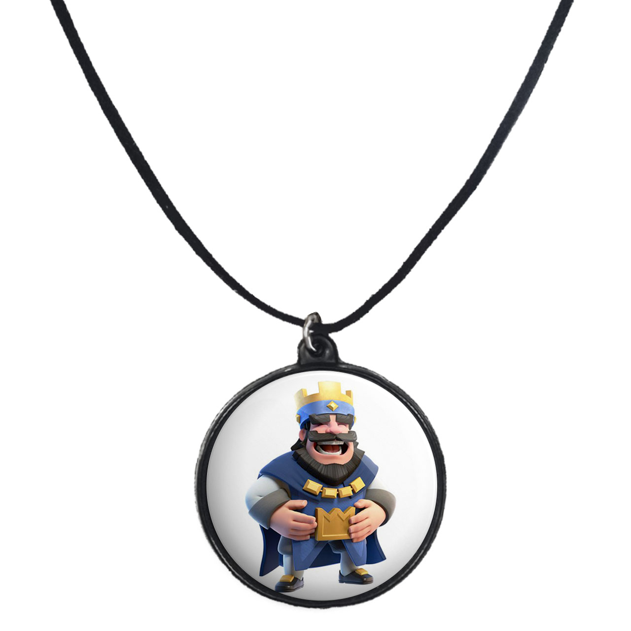 گردنبند پرمانه طرح clash کد pmb.26480مدل دو طرفه