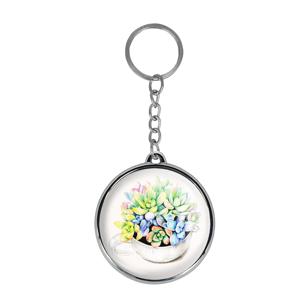 جاکلیدی خندالو طرح کاکتوس مدل دوطرفه کد 53065282