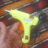 دستگاه چسب حرارتی کلید دار 20 وات چسب کوچک  مقاوم وباکیفیت