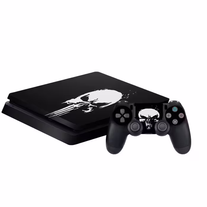 برچسب پلی استیشن ۴ مدل the punisher logo کد PSS-378 