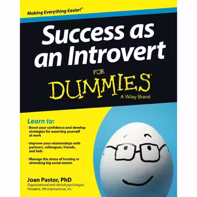 کتاب Success as an Introvert For Dummies اثر Joan Pastor انتشارات For Dummies
