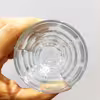 لیوان زنجان گلس مدل AQUA طرح خشتی کد 1112 بسته 6 عددی