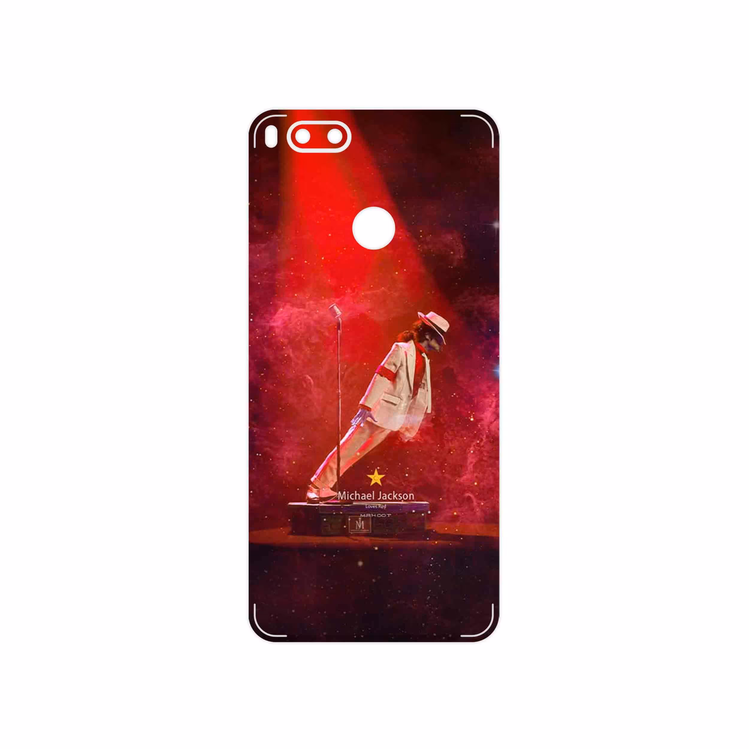برچسب پوششی ماهوت مدل Michael Jackson مناسب برای گوشی موبایل شیائومی Mi 5X