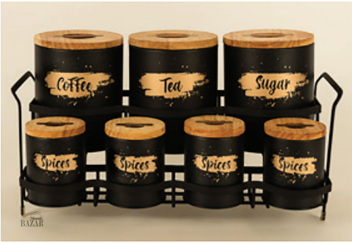 سرویس پاسماوری 8 پارچه نوشته دار بی وی کی کد 863891