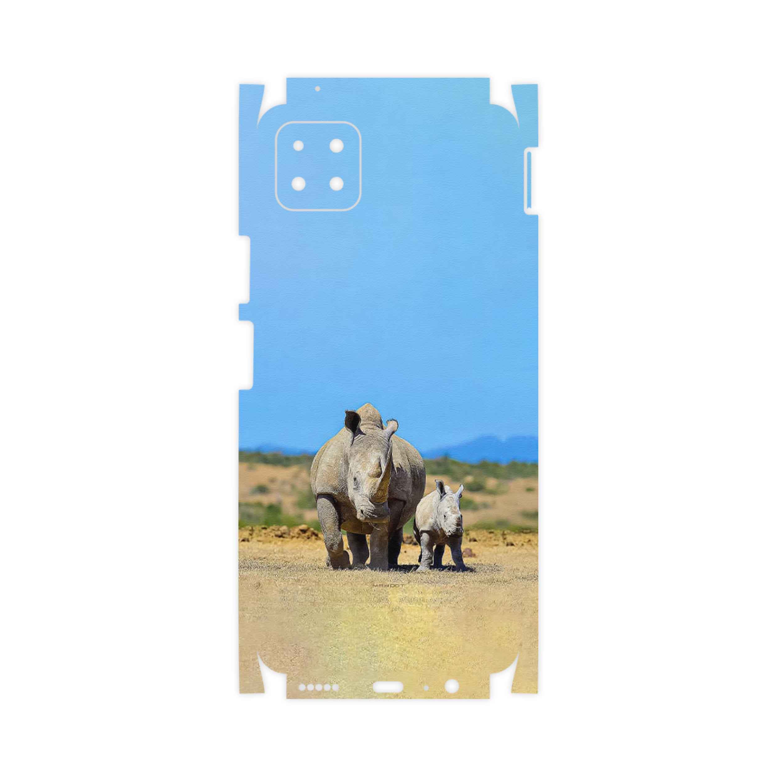 برچسب پوششی ماهوت مدل Rhino-FullSkin مناسب برای گوشی موبایل هوآوی Nova Y60