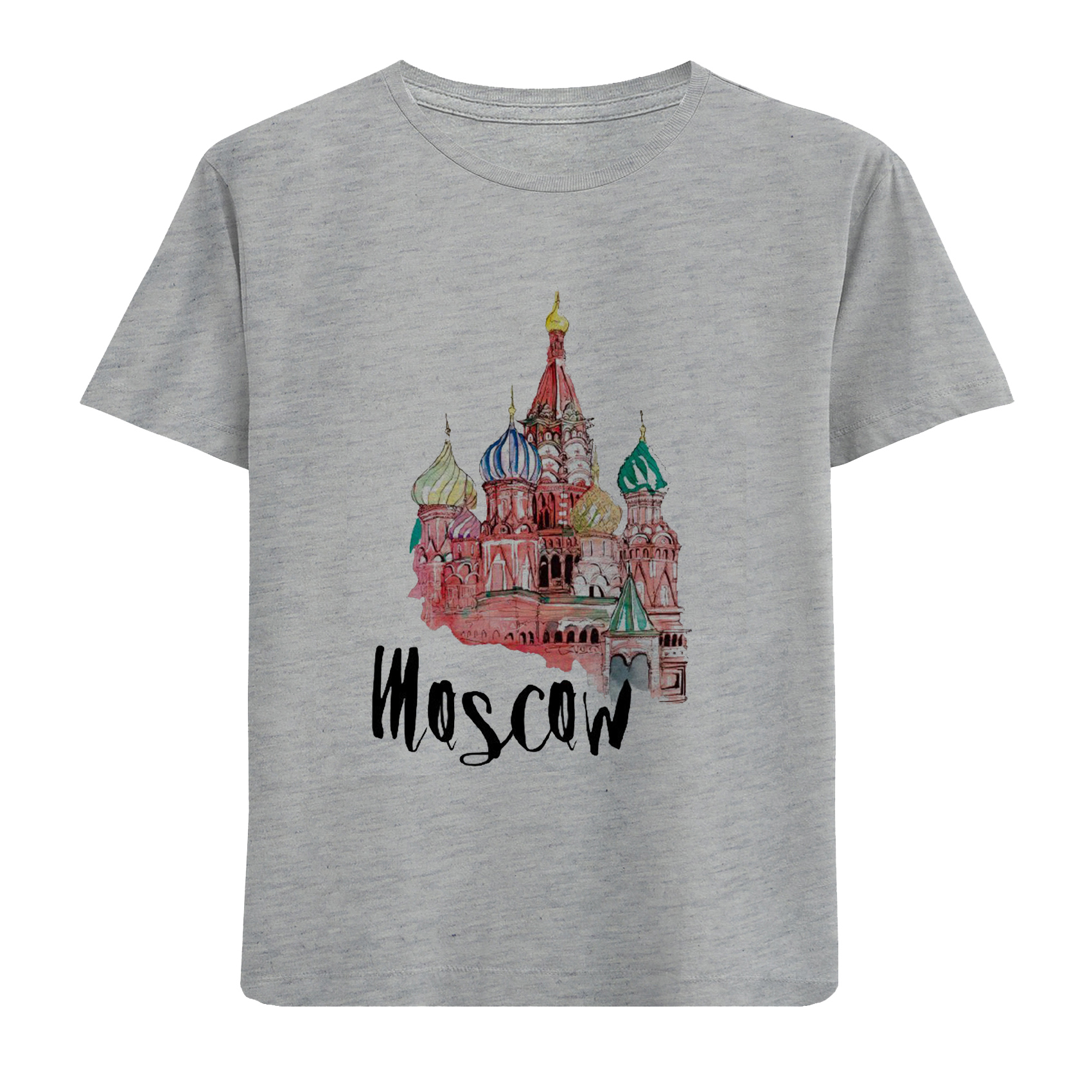 تی شرت آستین کوتاه بچگانه مدل D318 MOSCOW