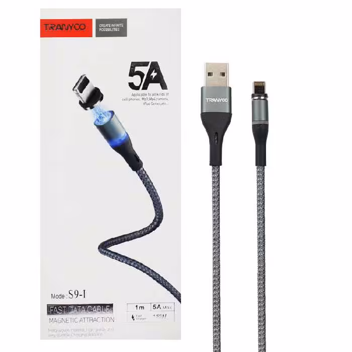 کابل تبدیل USB به لایتنینگ ترانیو مدل S9-I طول ۱ متر