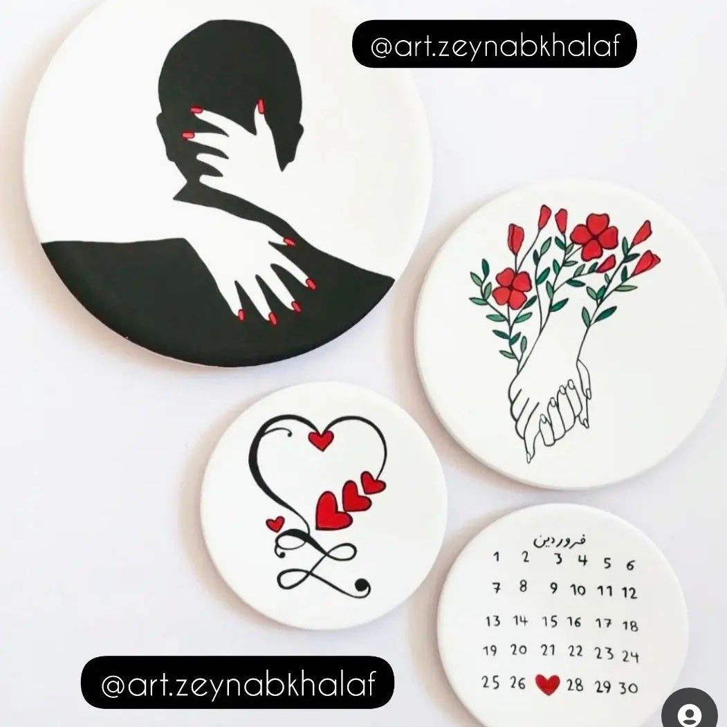 ست دیوارکوب عاشقانه واسهذعروس خانمای گل واسه دیزاین منزل تاریخ عقدوعروسی تنو میتونین به یادکاربذارین واسه همیشه