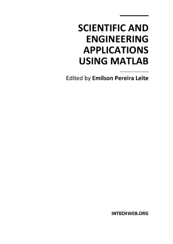 خرید و دانلود نسخه کامل کتاب Scientific and Engineering Applications Using MATLAB (intech)