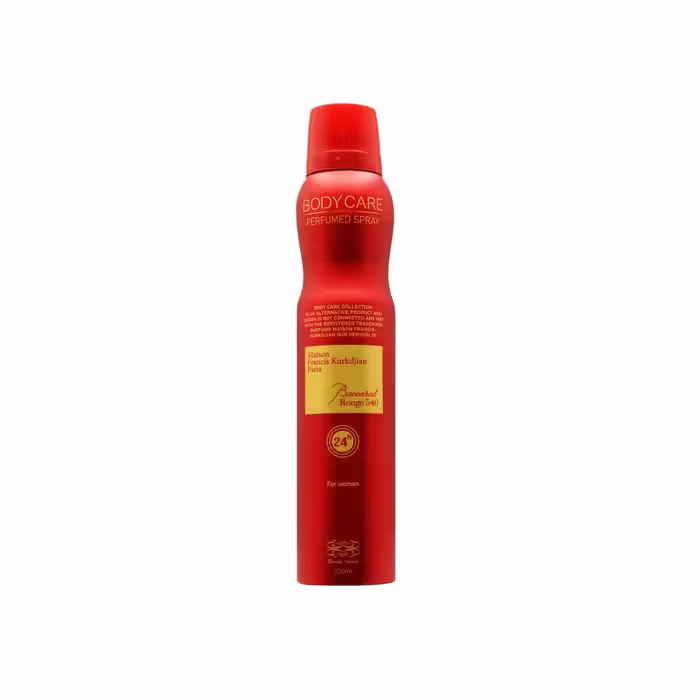 اسپری بدن زنانه بادی کر (مدل Baccarat Rouge)