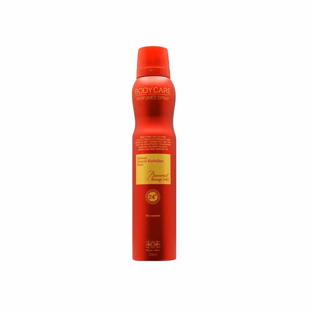 اسپری بدن زنانه بادی کر (مدل Baccarat Rouge)