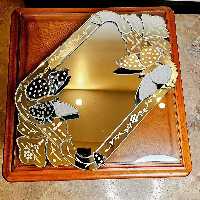 رانر  آینه ونیزی مدل دو سر تاج