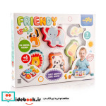 قیمت و خرید کتاب بسته اسباب بازی فرندی 7قطعه،باجعبه | ایده بوک