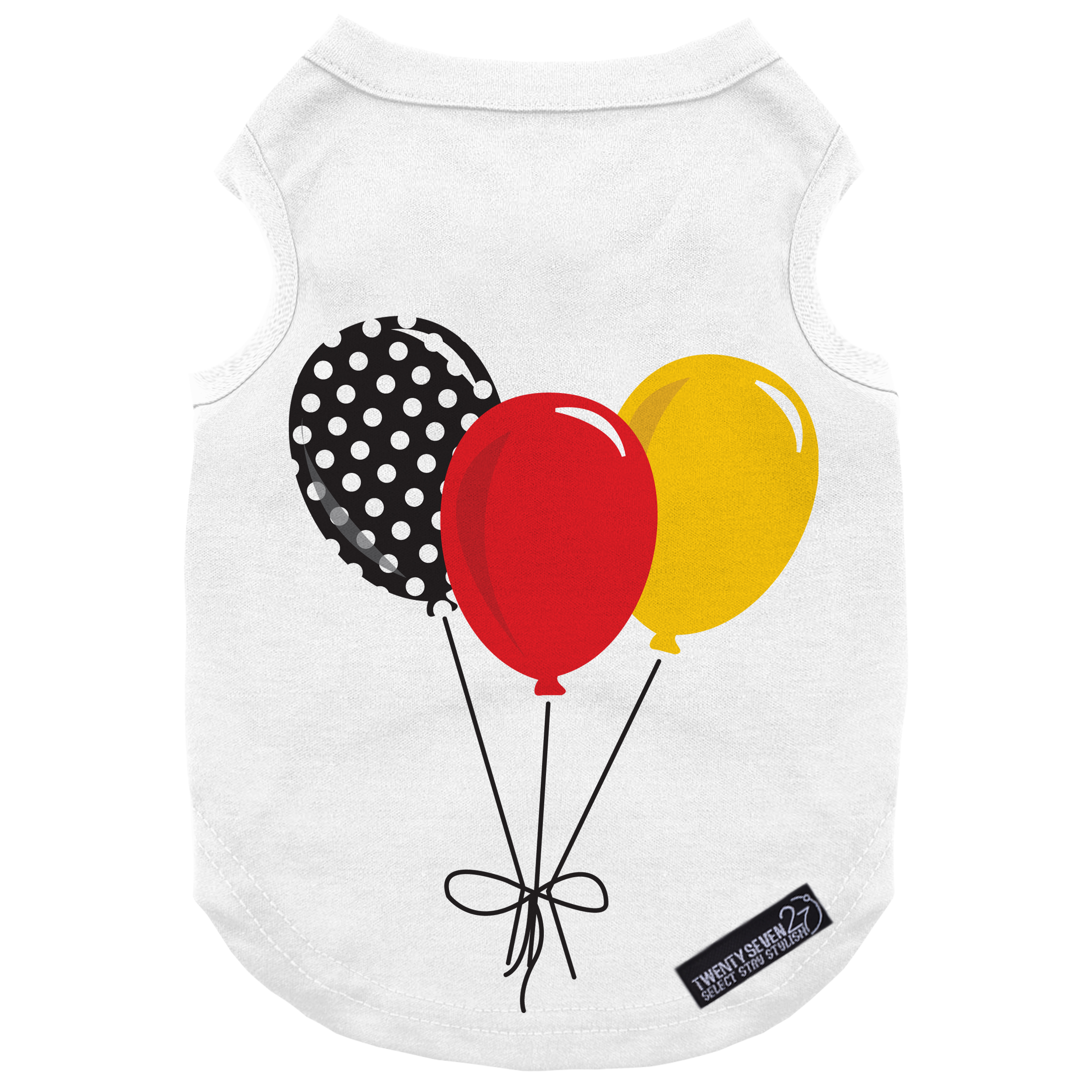 لباس سگ و گربه 27 طرح Micky Balloon کد MH864 سایز M