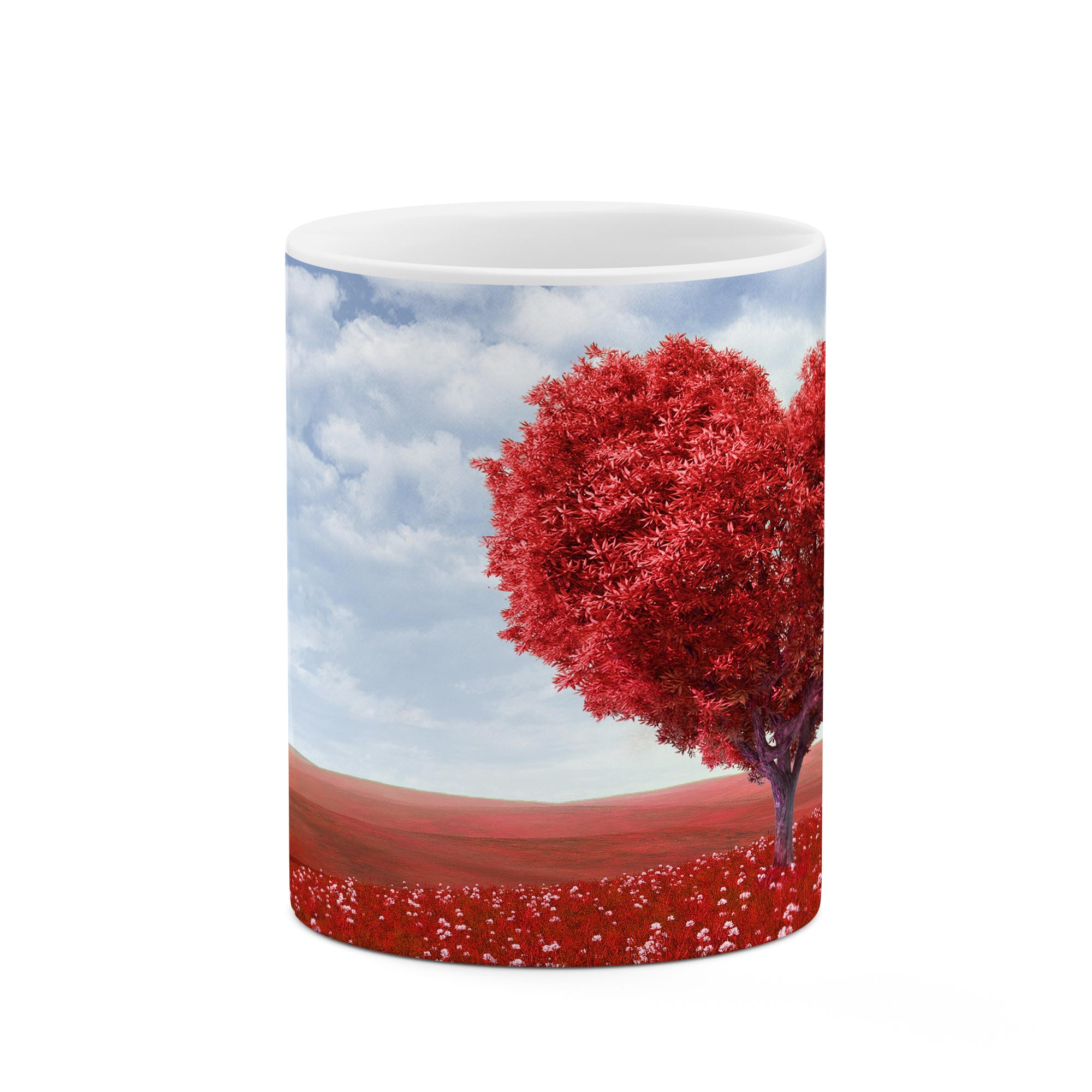 ماگ طرح درخت قلبی مدل mgp02179