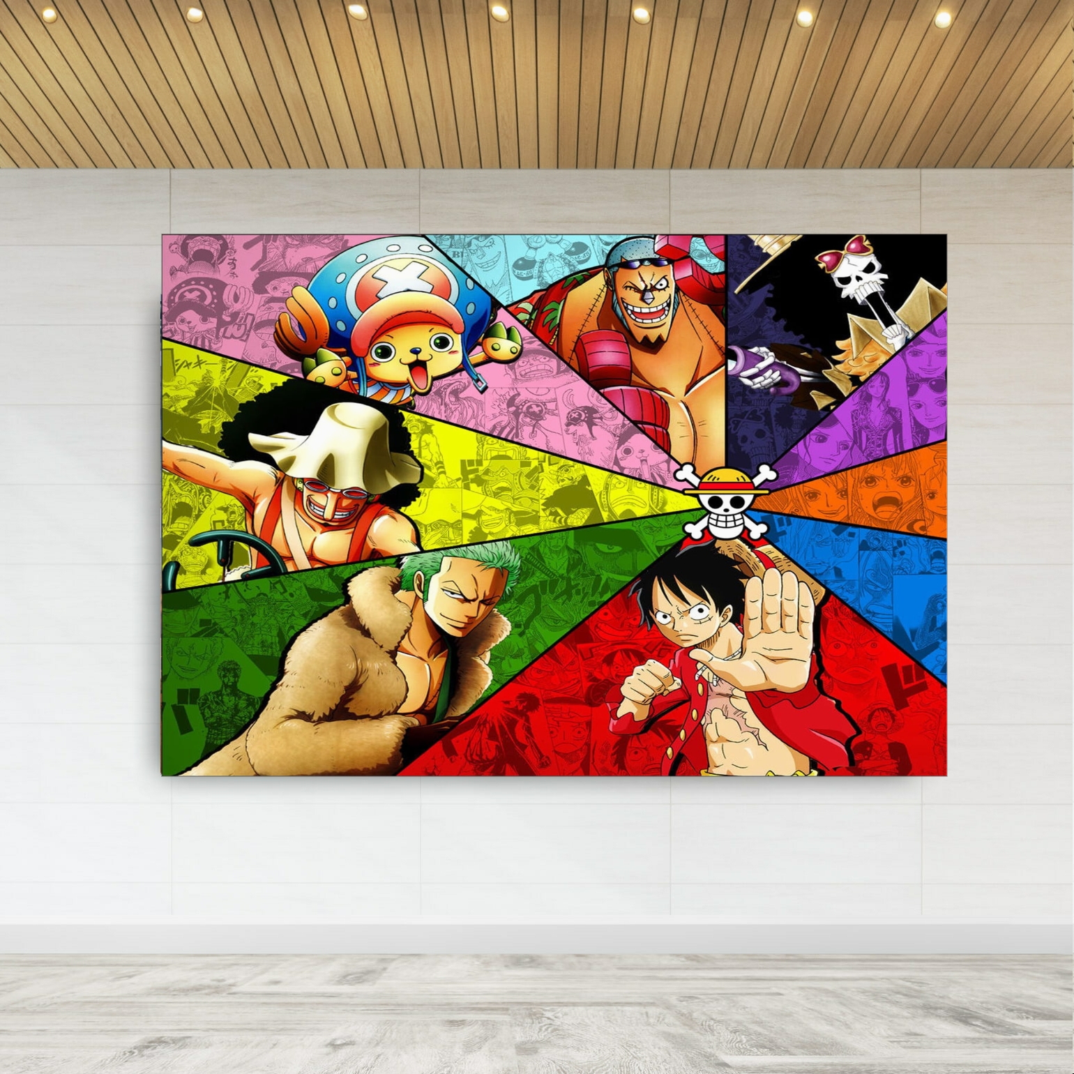 تابلو بوم طرح انیمه وان پیس - One Piece مدل SDB536