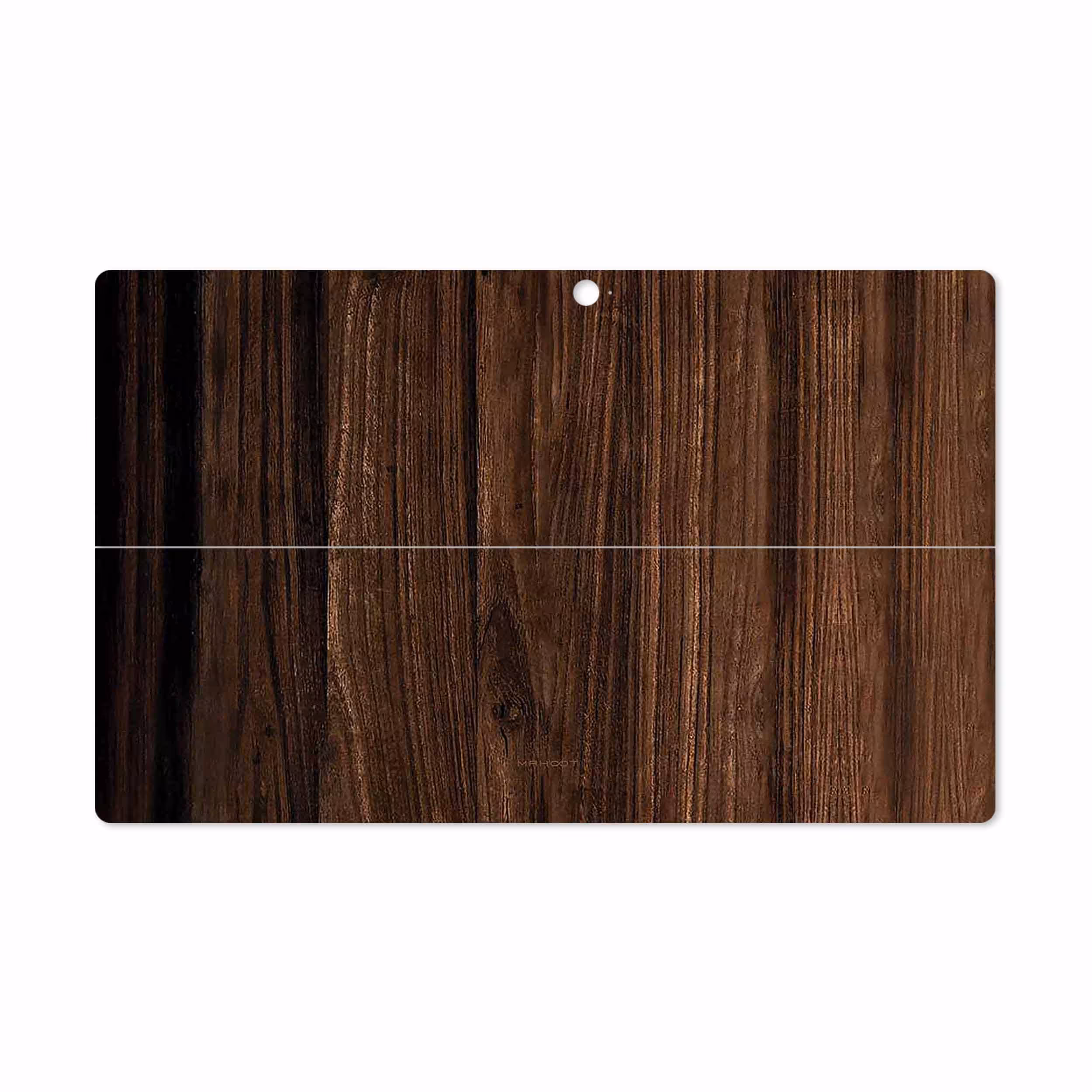 برچسب پوششی ماهوت مدل Dark Walnut Wood مناسب برای تبلت مایکروسافت Surface Pro 2 2013