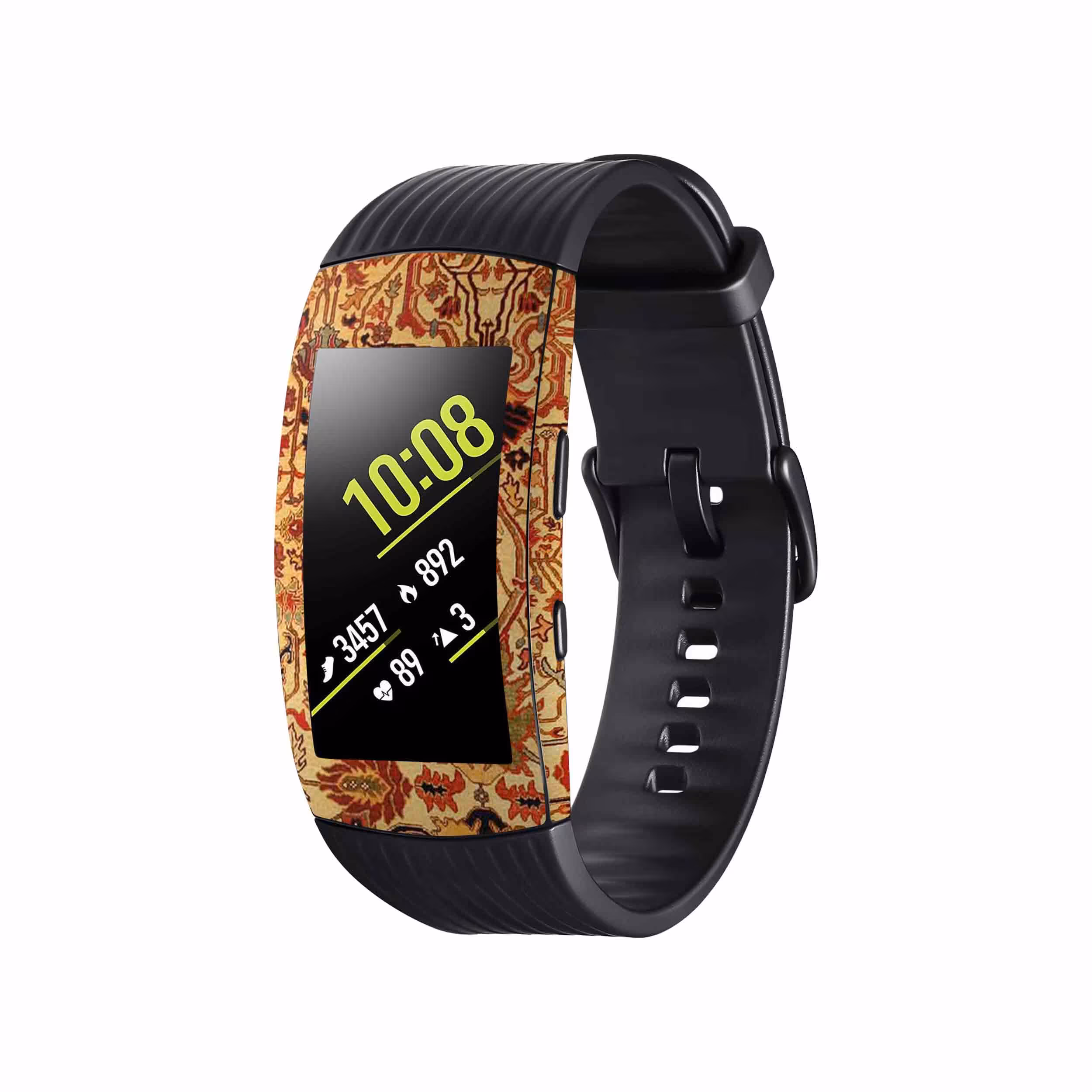 برچسب ماهوت طرح Iran-Carpet2 مناسب برای ساعت هوشمند سامسونگ Galaxy Gear Fit 2 Pro