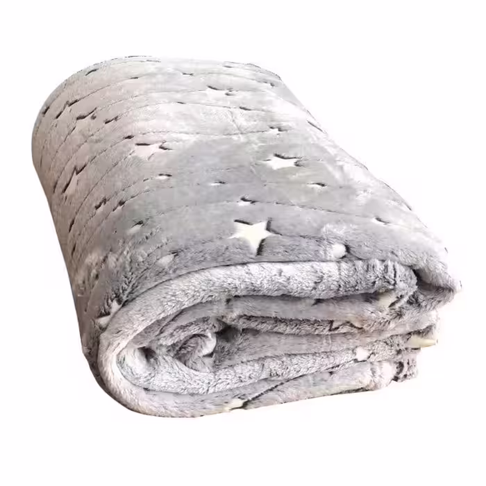 پتو مسافرتی مدل شب نما طرح ستاره دنباله دار دونفره (پس کرایه)