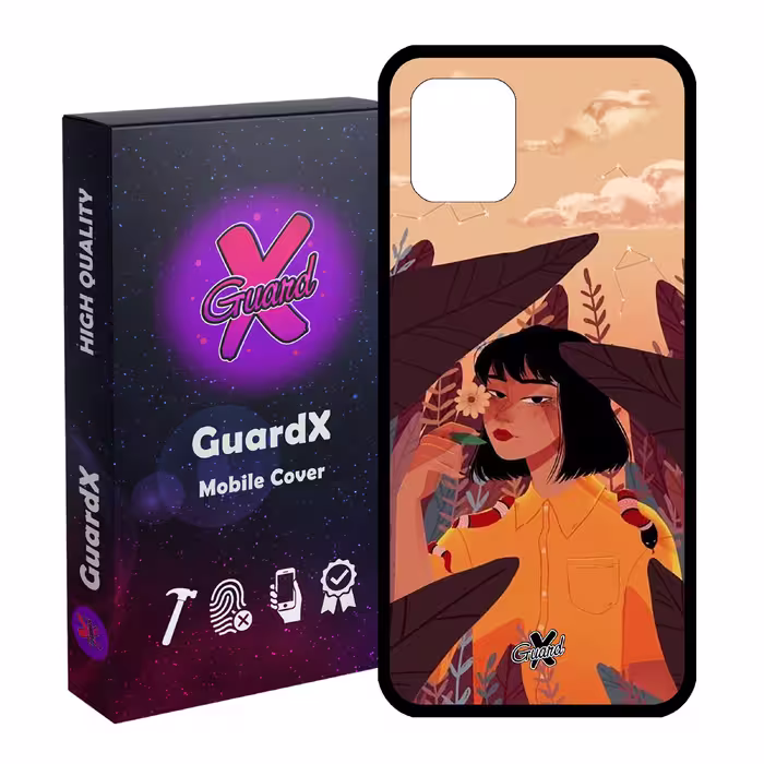کاور گارد ایکس طرح Girl مدل Glass10327 مناسب برای گوشی موبایل سامسونگ Galaxy Note 10 Lite