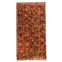 فرش دستبافت دو و نیم متری مدل نقشه بلوچ  کد 33.1825