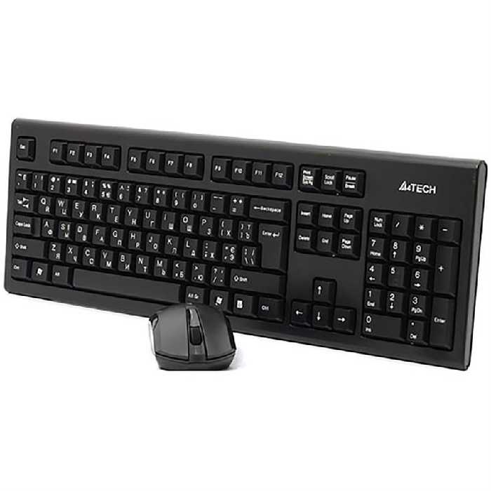 کیبورد و ماوس بی سیم ای فورتک مدل 3000N