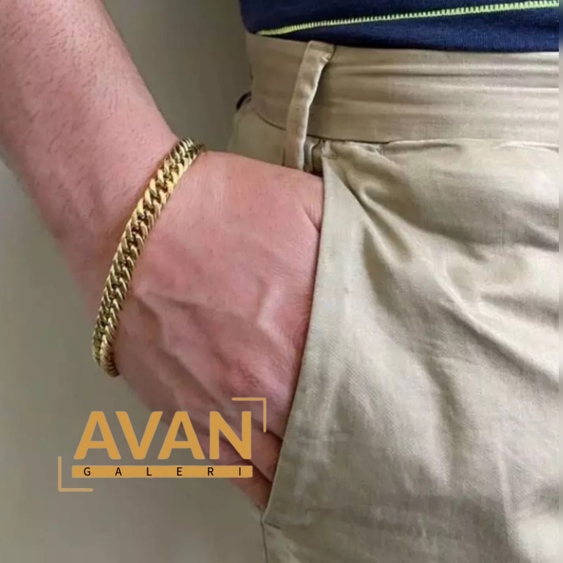 دستبند دوبل کارتیر 8 میل استیل رنگ ثابت ارسال همان روز کاری 