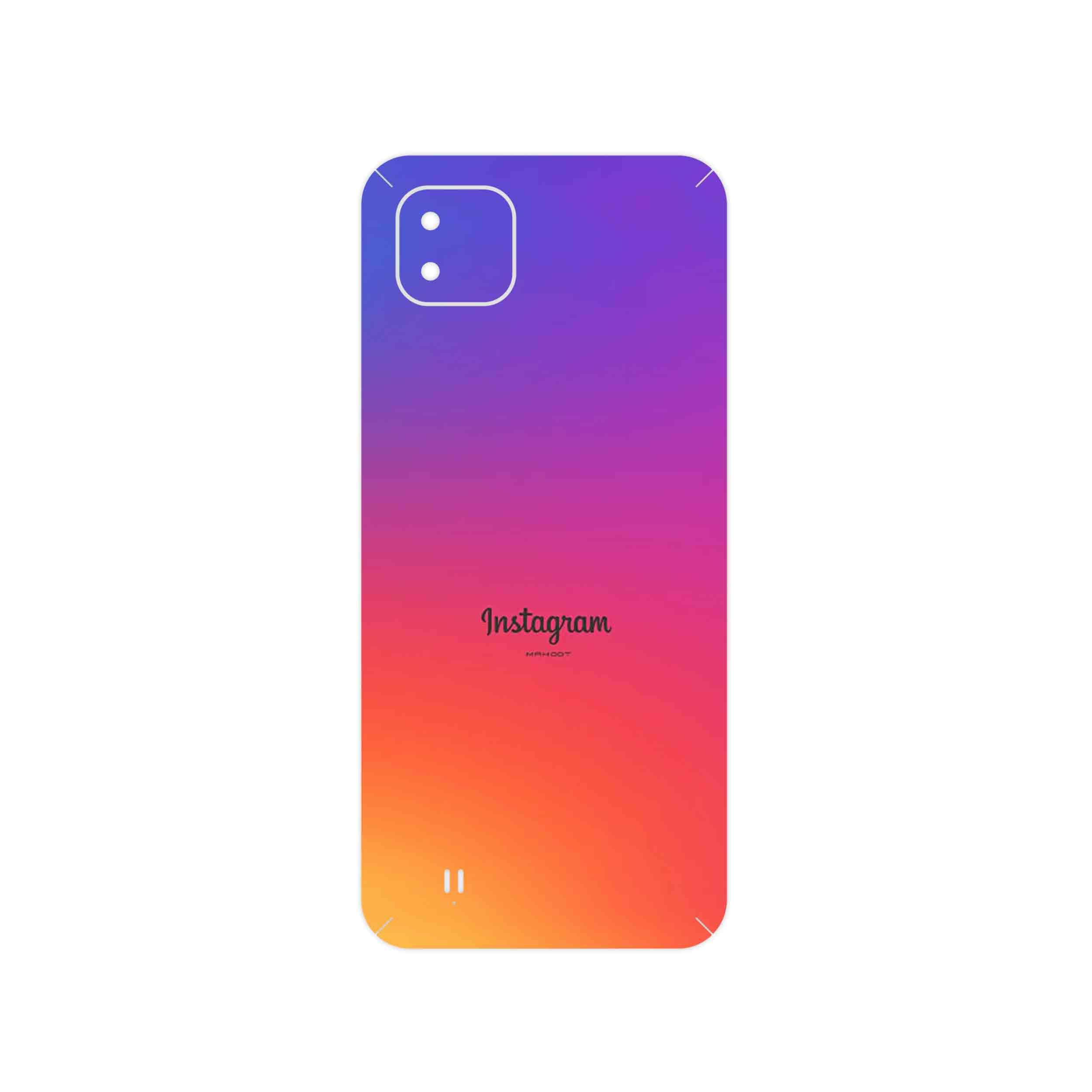 برچسب پوششی ماهوت مدل Instagram مناسب برای گوشی موبایل ریلمی C11 2021