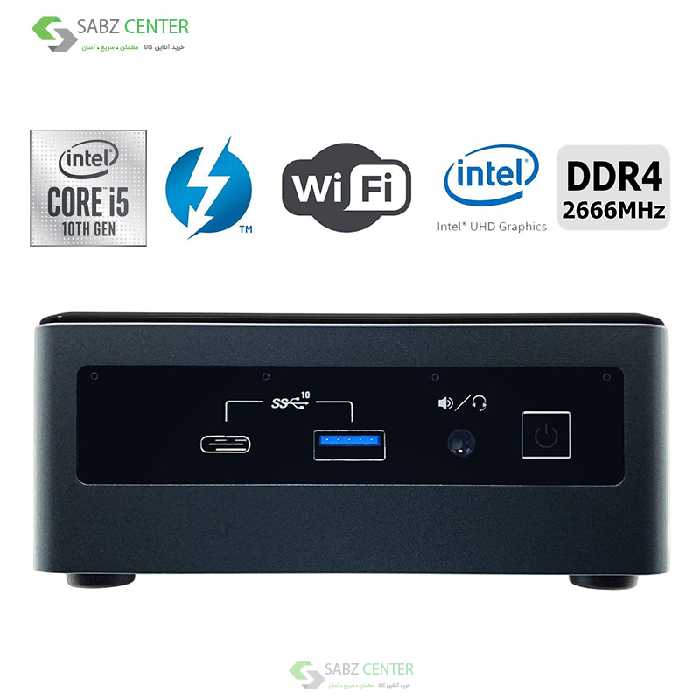 کامپیوتر کوچک اینتل NUC10i5FNH 16GB 480GB SSD