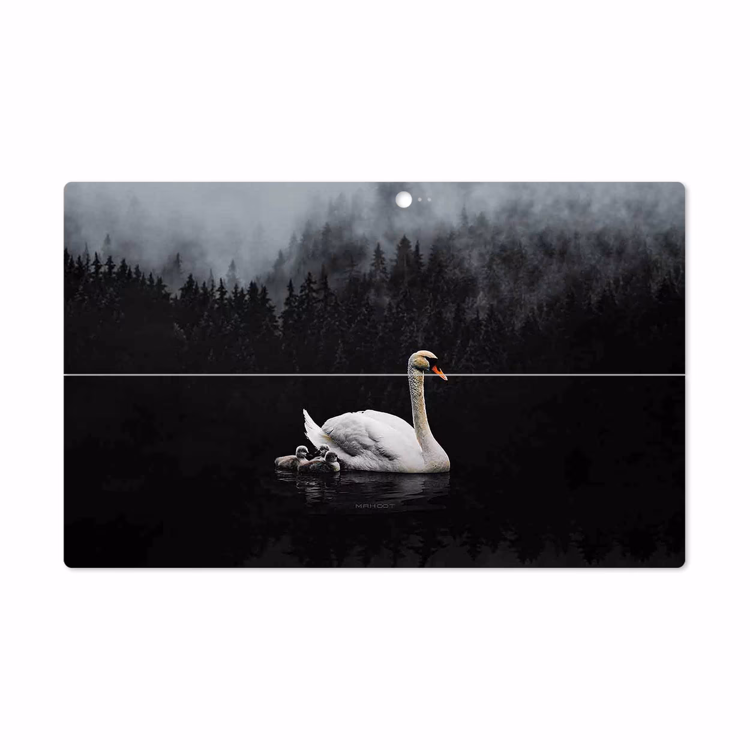 برچسب پوششی ماهوت مدل Swan Lake مناسب برای تبلت مایکروسافت Surface 2 RT 2013