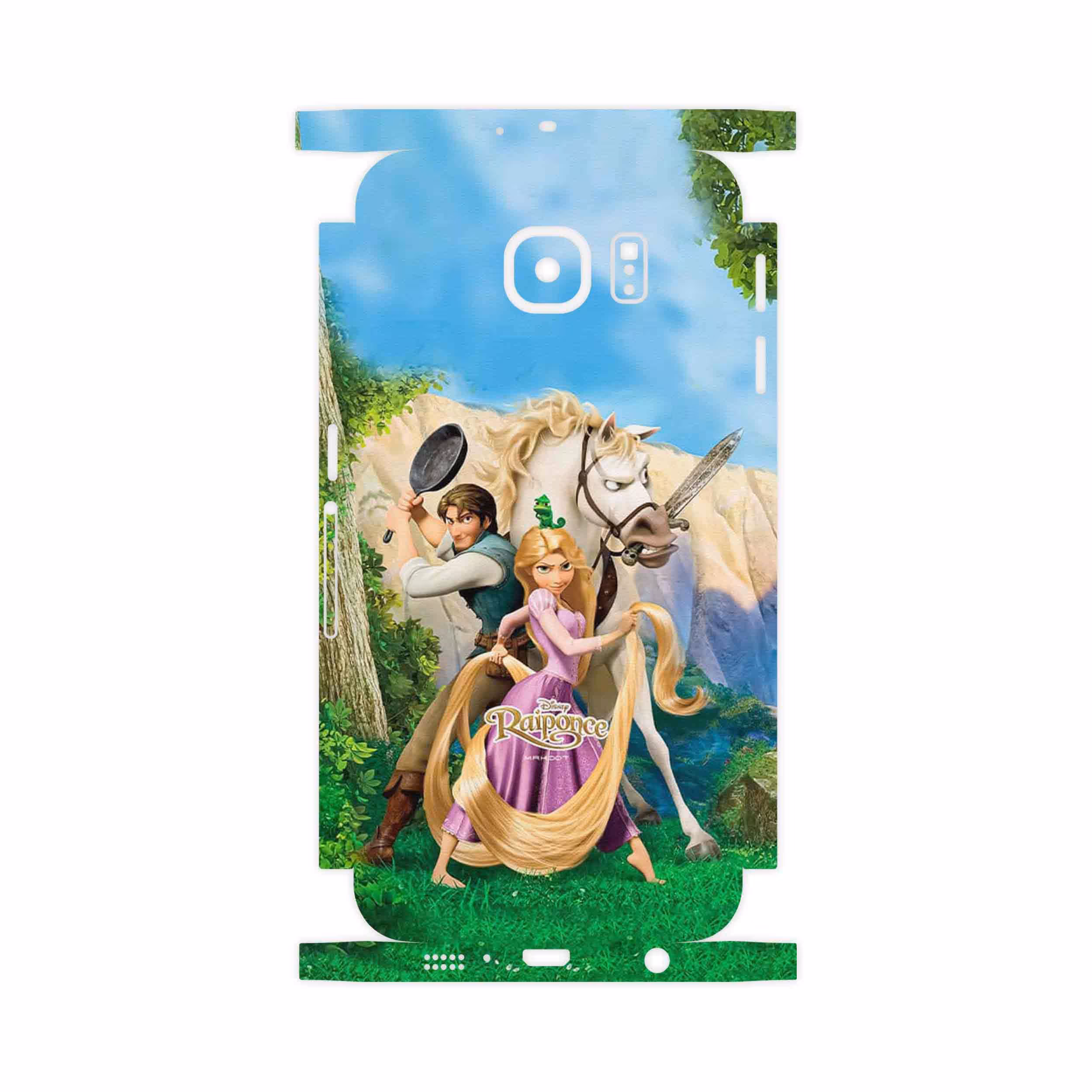 برچسب پوششی ماهوت مدل Rapunzel-FullSkin مناسب برای گوشی موبایل سامسونگ Galaxy S6 Edge