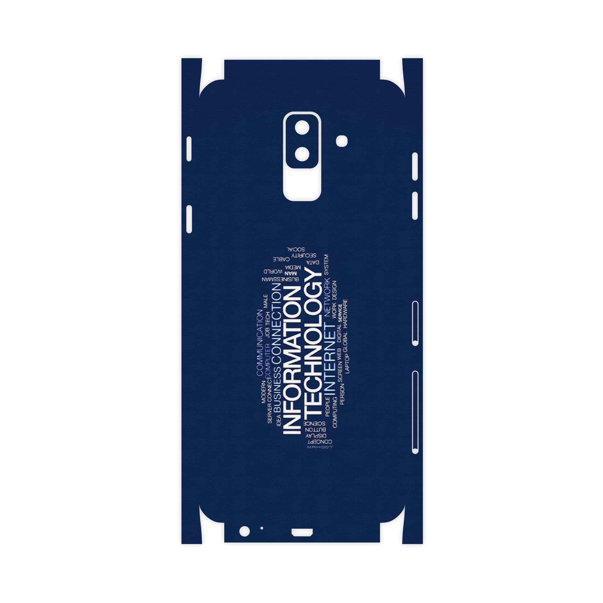 برچسب پوششی ماهوت مدل IT Science-FullSkin مناسب برای گوشی موبایل سامسونگ Galaxy A6 Plus 2018