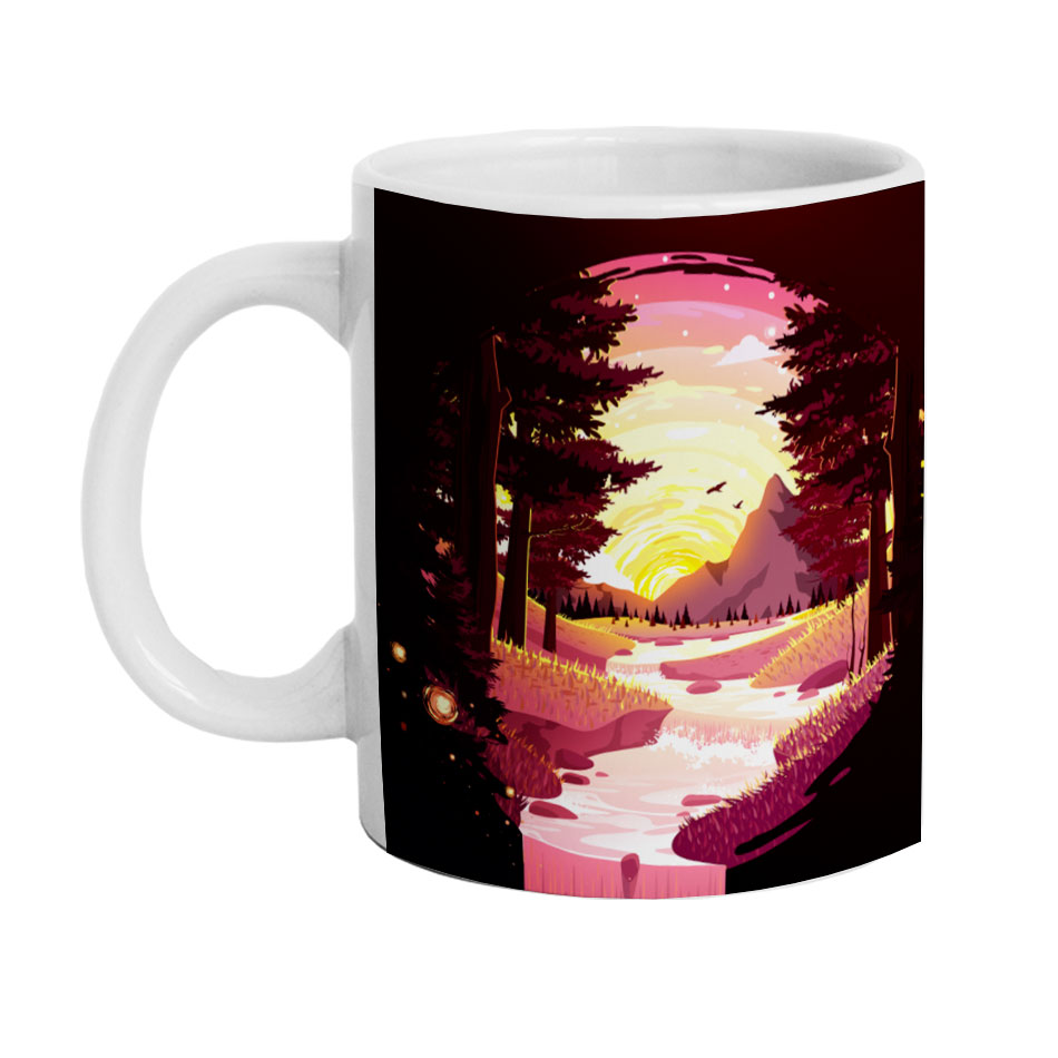 ماگ دارلی طرح منظره کد M968