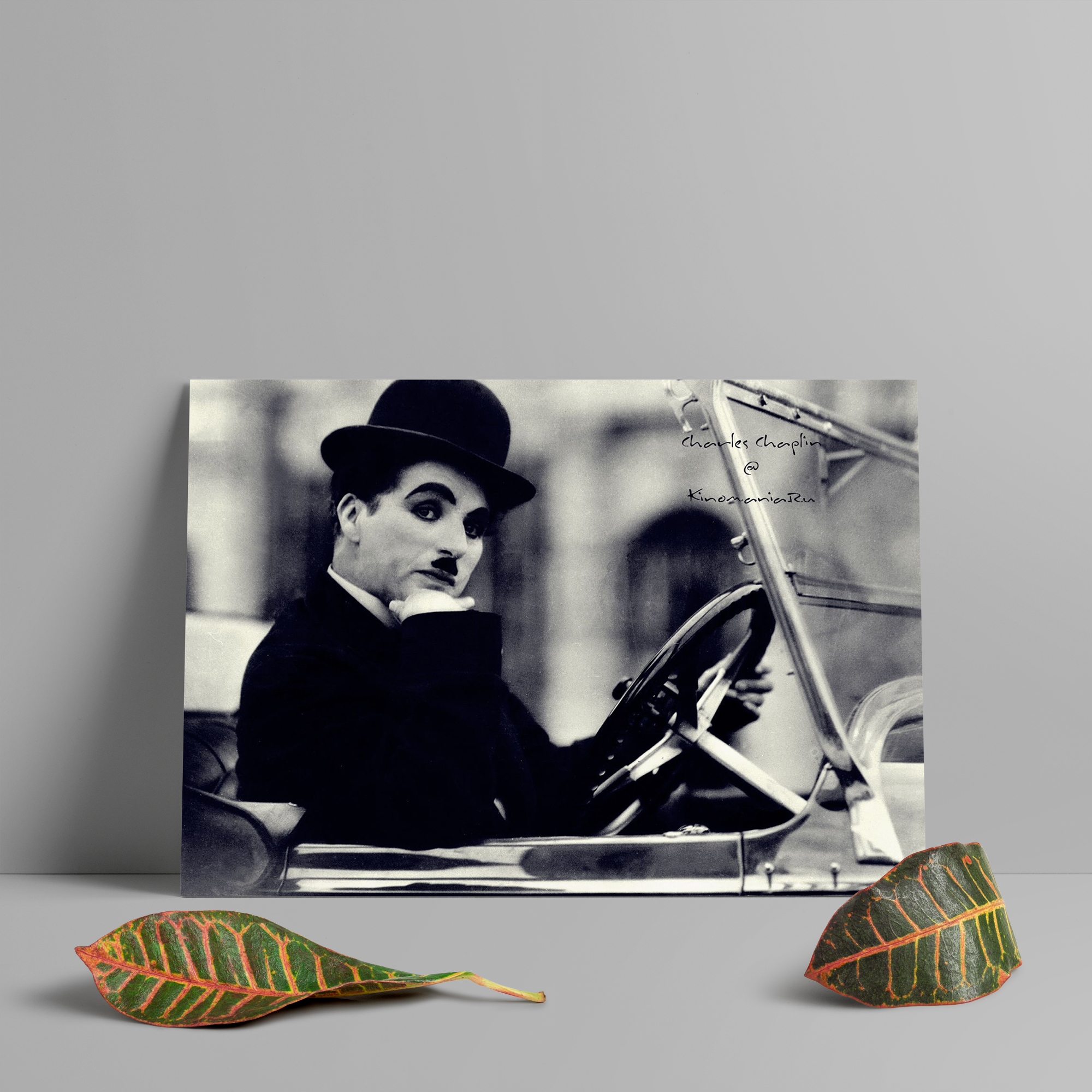 تابلو شاسی طرح چارلی چاپلین کد 005